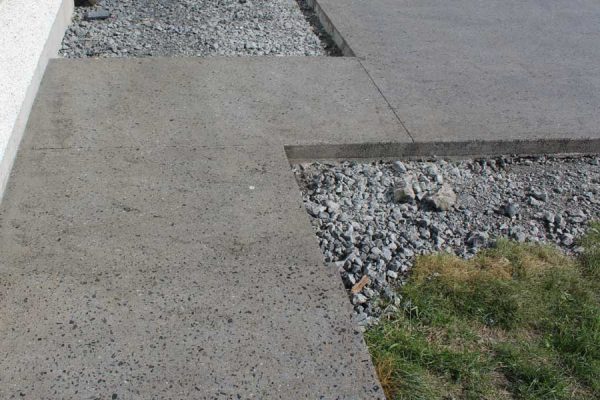 Outdoor Polished Concrete Path And Patio